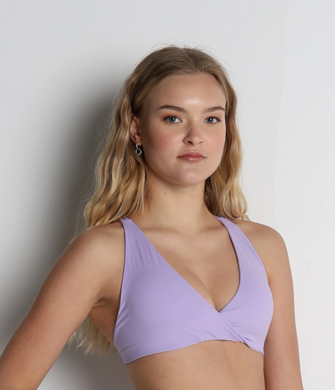 Engine - V neck sports bra - Lavender