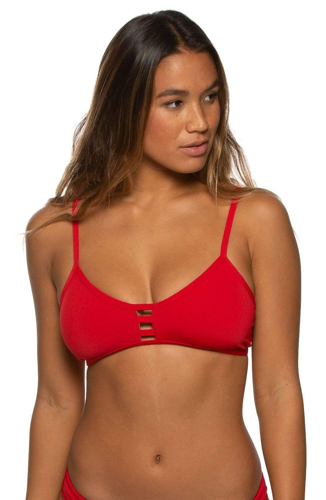 Tomcat Bikini Tops Red