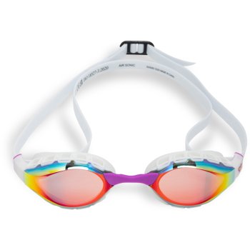 Air Sonic Mirror Swim Goggles Gold White
