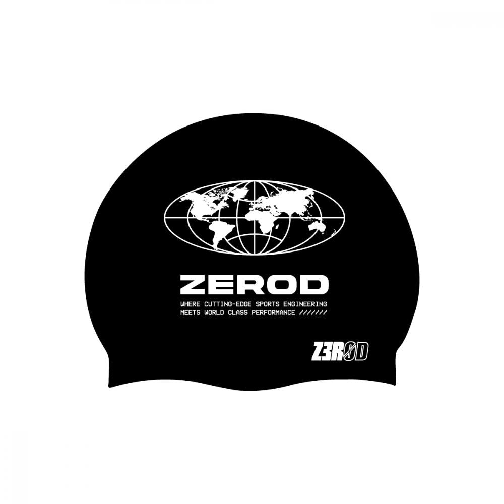 SWIM CAP VORTEX BLACK