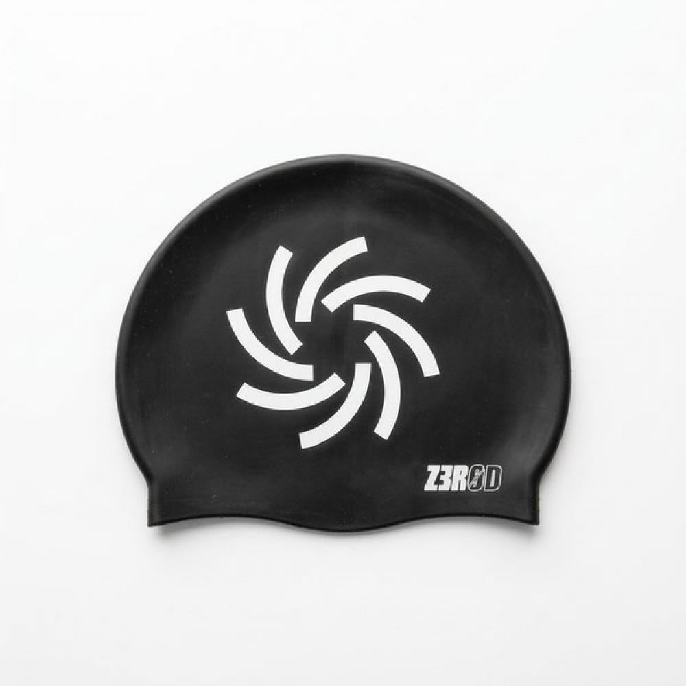 SWIM CAP VORTEX BLACK
