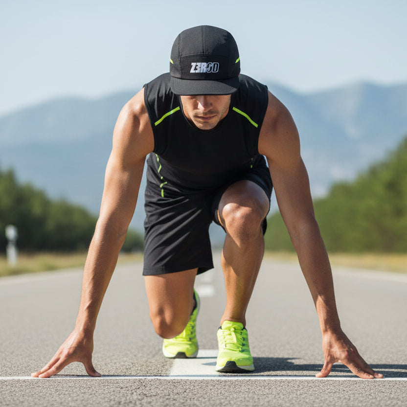 5 PANEL CAP BLACK VOLT
