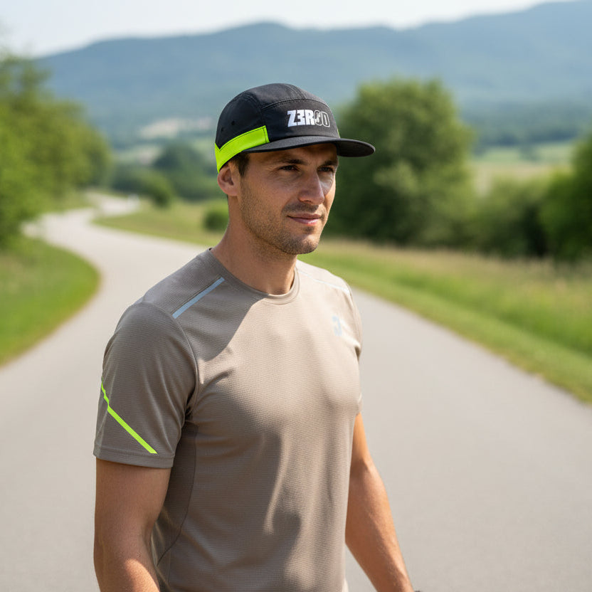 5 PANEL CAP BLACK VOLT