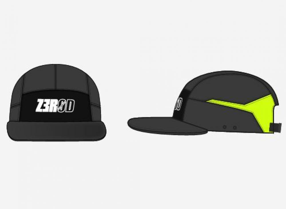 5 PANEL CAP BLACK VOLT
