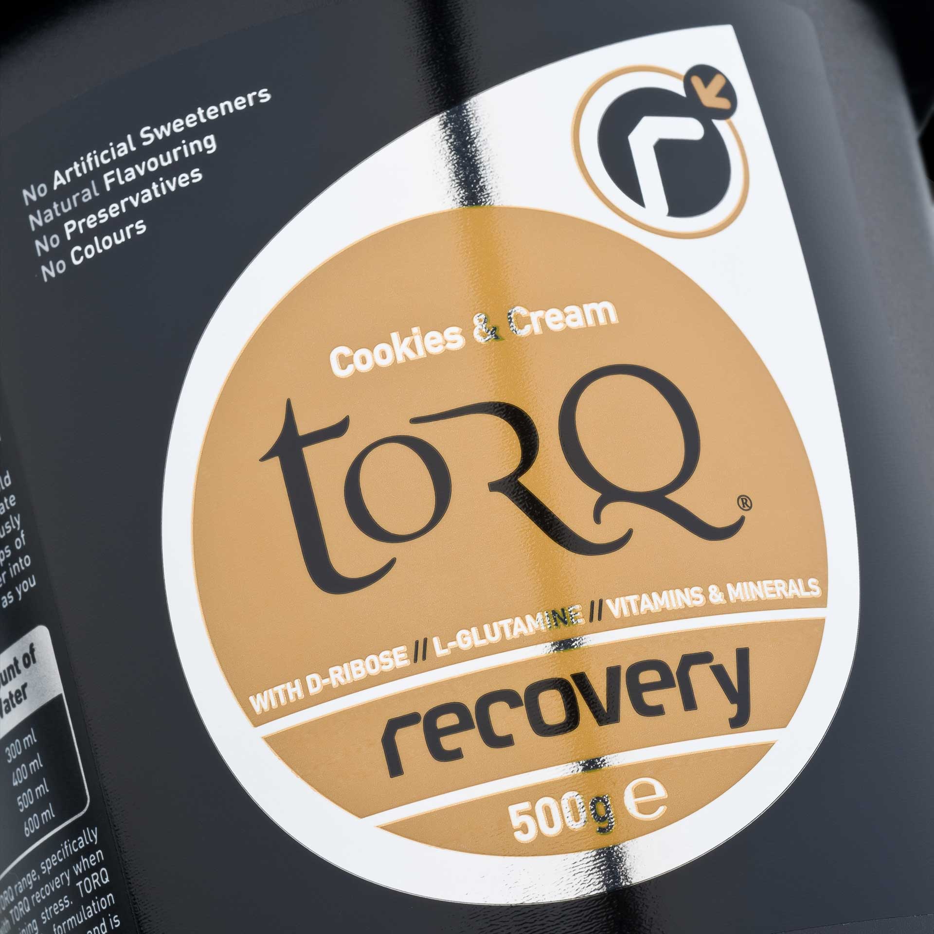 Cookies & Cream Flavour TORQ Recovery 500g