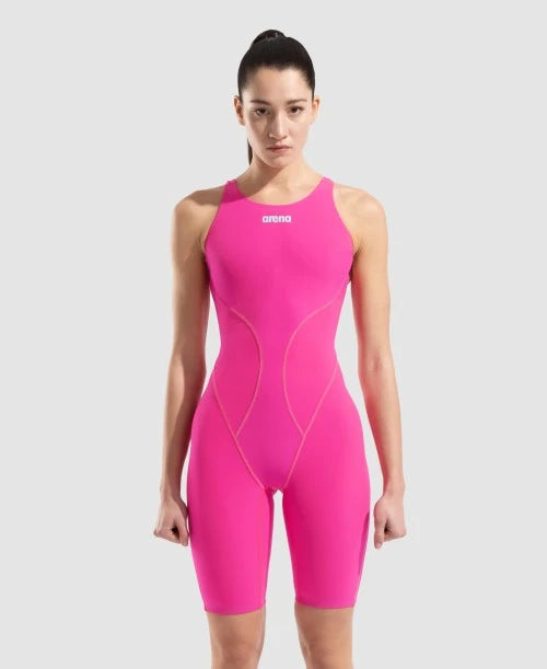 Women's Powerskin Impulso Shocking Pink Open Back LE
