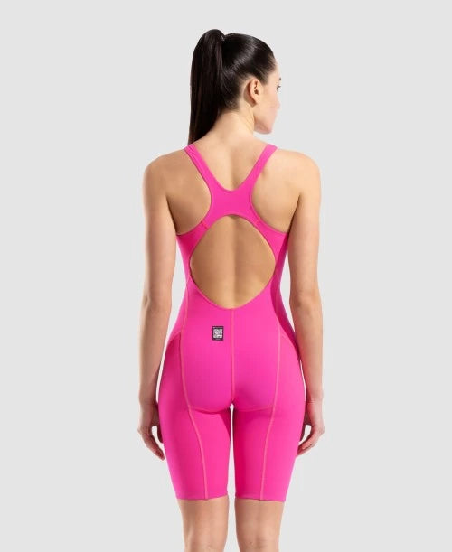 Women's Powerskin Impulso Shocking Pink Open Back LE