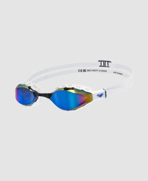 Air Sonic Mirror Swim Goggles Blue/White