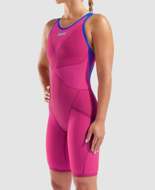 Women's Powerskin Veloce Violet Surge Open Back LE