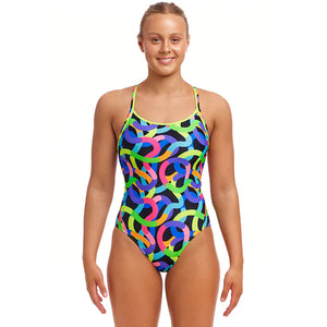 Got Worms Diamond Back One Piece Swimsuit