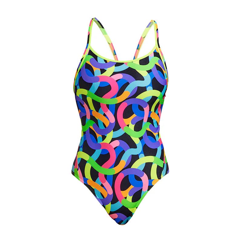 Got Worms Diamond Back One Piece Swimsuit