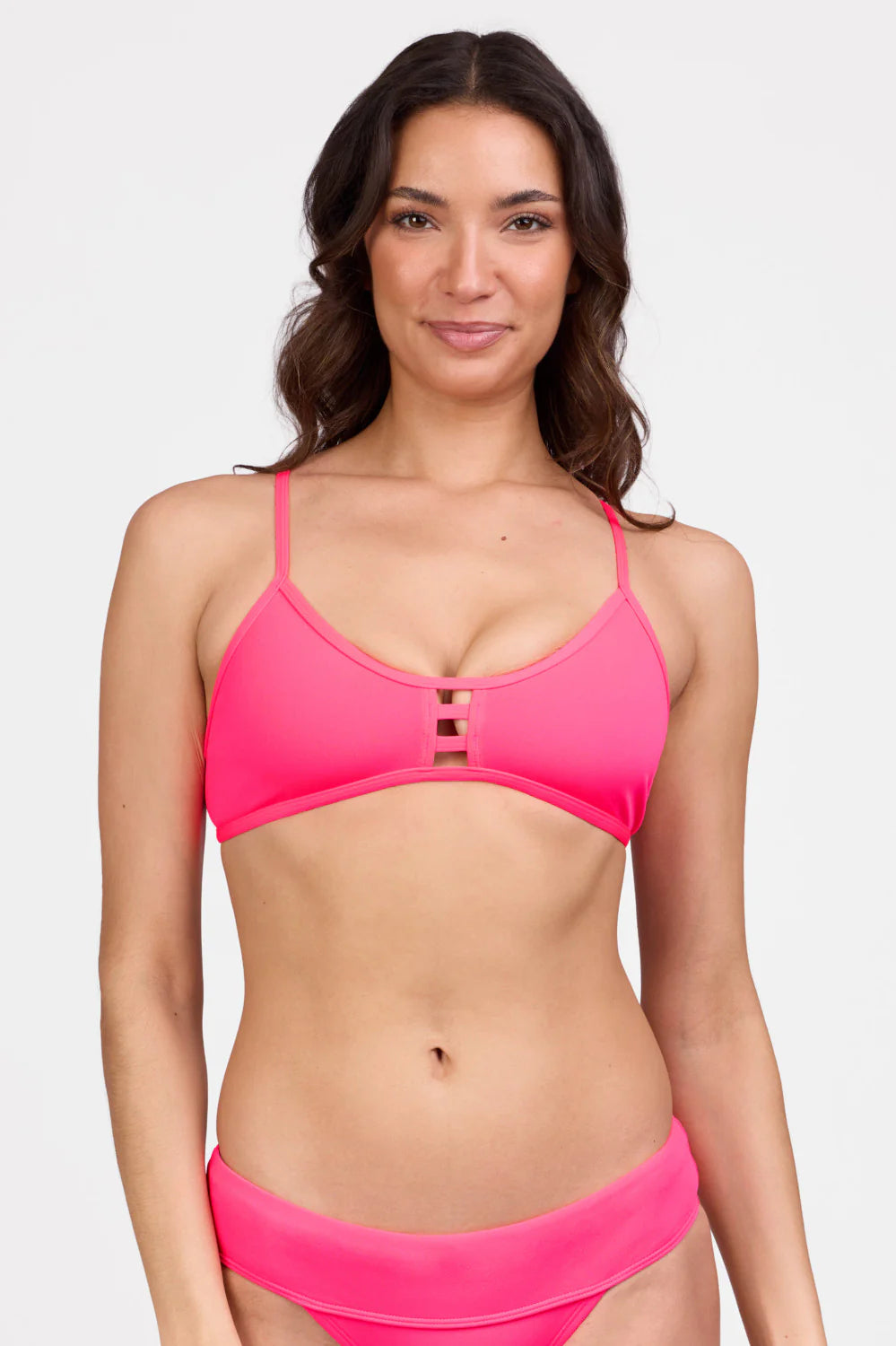 Noemi Bikini Top - Hot Pink