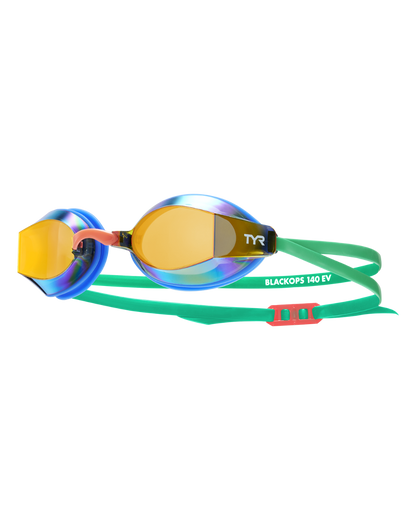 Black Ops 140 EV Mirrored Racing Goggles Blue Breen