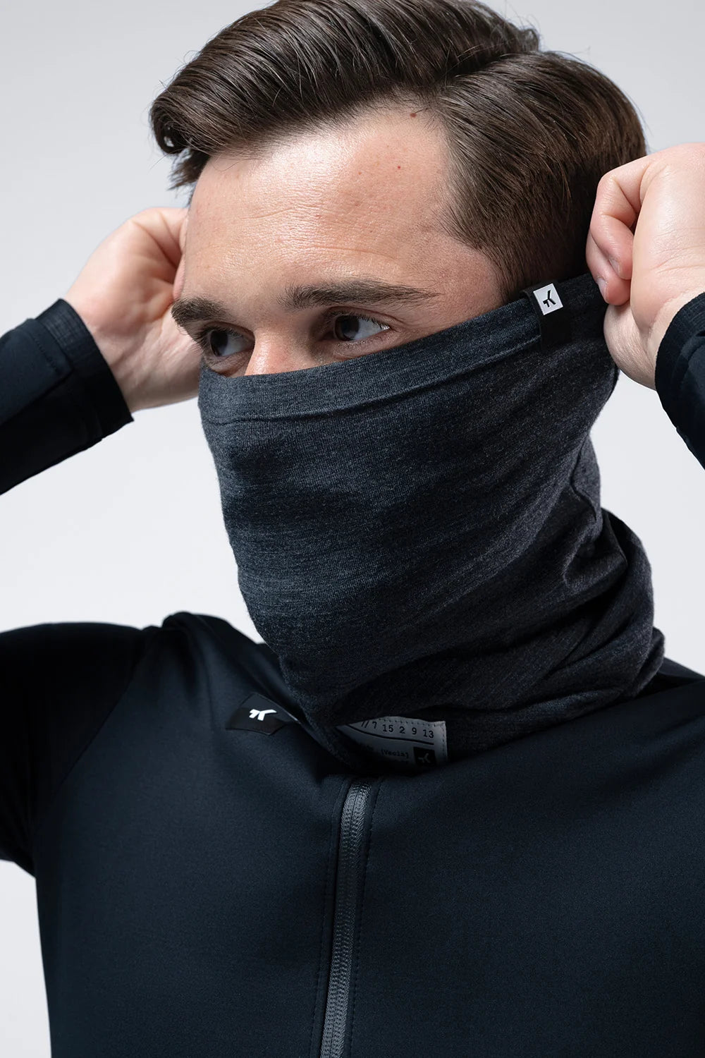 NECK GAITER UNISEX  Moonbah Solid Graphite