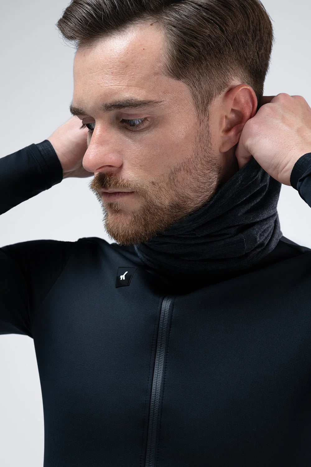 NECK GAITER UNISEX  Moonbah Solid Graphite