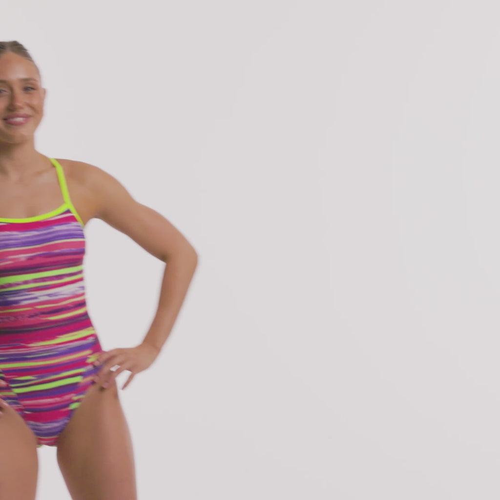 Lolly Layers Ladies Single Strap One Piece
