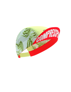 Pro Racing Cap - Green Camo/Fluo Red