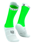 Compressport Pro Racing Socks V4.0 Bike - Neon Green/White