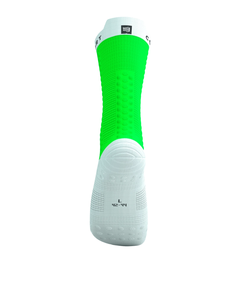 Compressport Pro Racing Socks V4.0 Bike - Neon Green/White