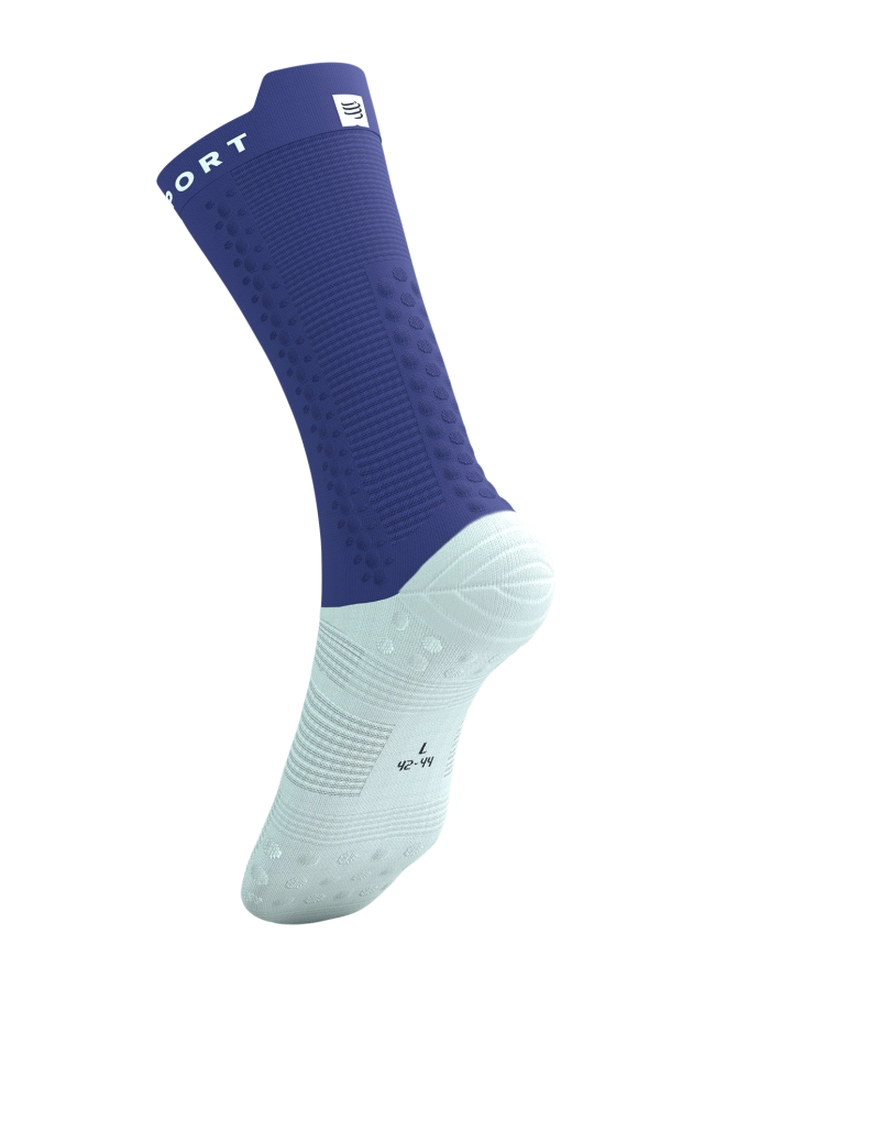 Compressport Pro Racing Socks V4.0 Bike - Orient Blue/White