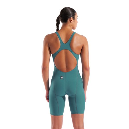 Women's Powerskin Impulso Open Back biscay-bay/cherry
