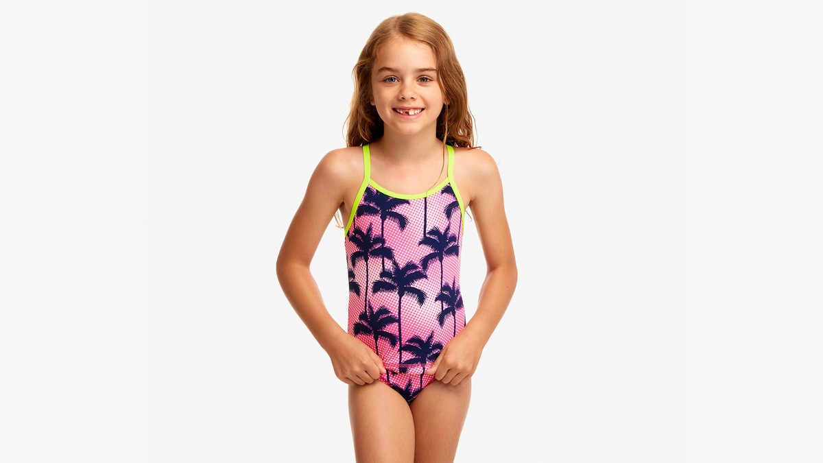 Toddler girl - Tankini Pop Palms