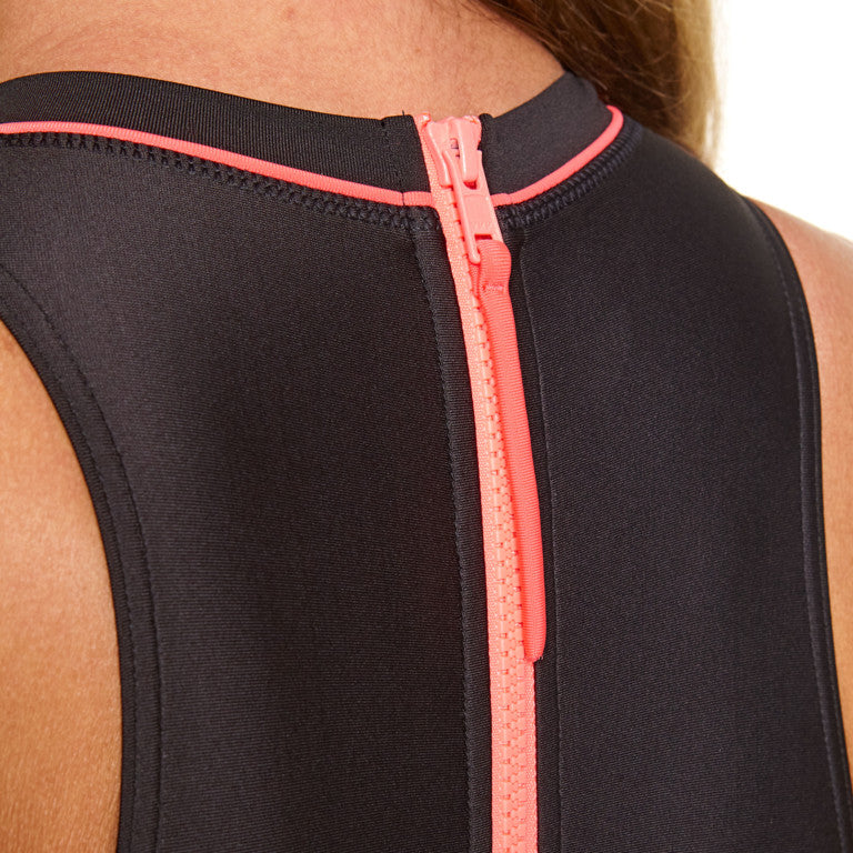 Zoggs cable Zipped Hi Neck