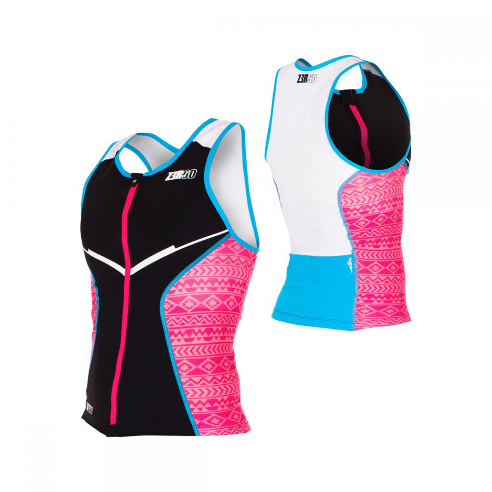 Racer Tri Top female Pink/Atoll