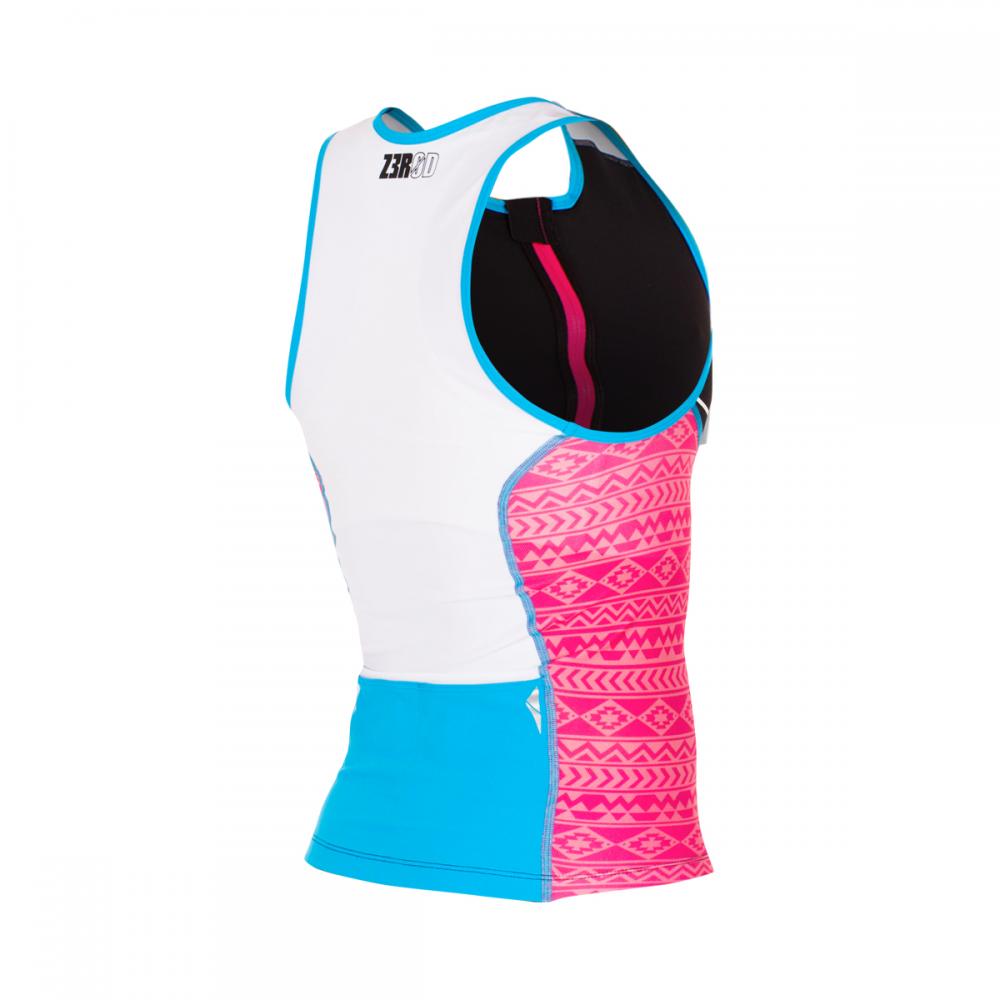 Racer Tri Top female Pink/Atoll