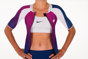 ZEROD Female TT Triathlon Suit Purple/Pink