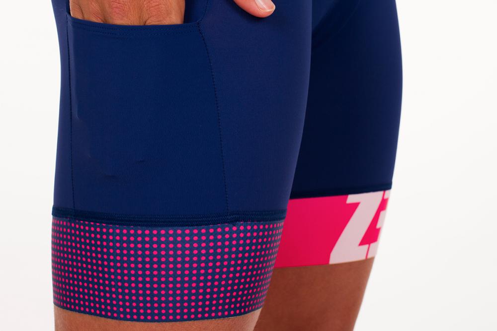 ZEROD Female TT Triathlon Suit Purple/Pink
