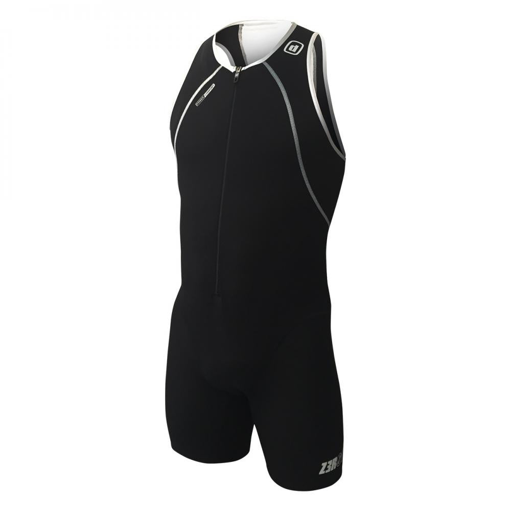 USuit with Front Zipper Black& White